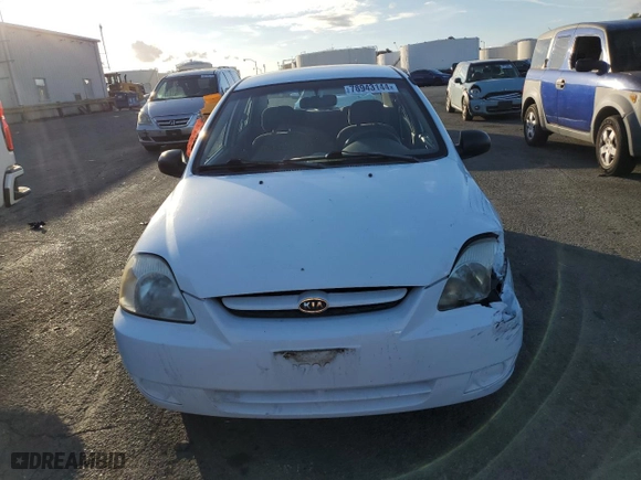 2005 Kia Rio with VIN KNADC125656373469, listed as a Copart auction lot 78943144 with 88,398 mi miles and Salvage Title. Bid and sale history available at carsss.com. Image 5.