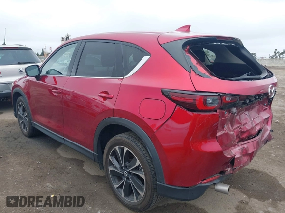 2022 Mazda CX-5 2.5 S Premium Package with VIN JM3KFBDM2N0648342, listed as a IAAI auction lot 41922217 with 31,520 mi miles. Bid and sale history available at carsss.com. Image 3.