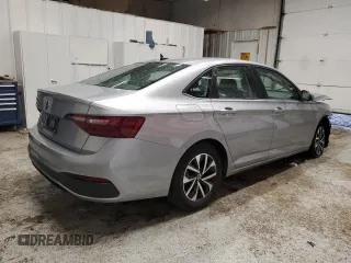 2024 Volkswagen Jetta S with VIN 3VW5M7BU2RM052899, listed as a Copart auction lot 64296945 with 37,300 mi miles and Non repairable. Bid and sale history available at DreamBid. Image 3.