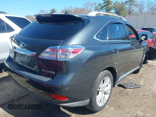 2011 Lexus RX 450h with VIN JTJBC1BA9B2423630, listed as a IAAI auction lot 41811180 with 90,121 mi miles and . Bid and sale history available at DreamBid. Image 4.
