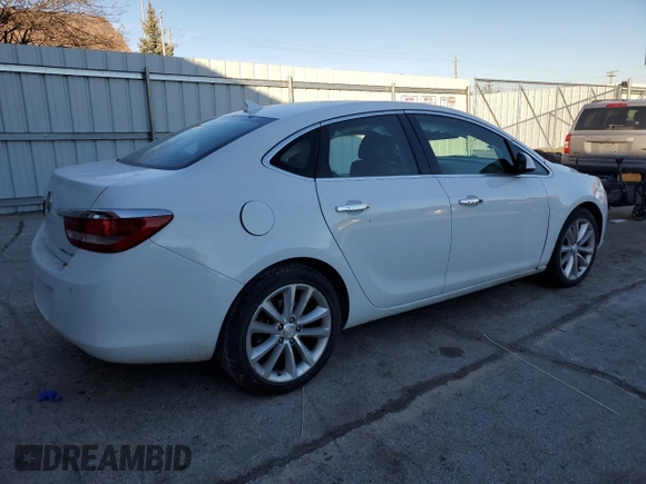 2014 Buick Verano Leather Group with VIN 1G4PS5SK9E4166016, listed as a Copart auction lot 42377355 with 0 mi miles and Salvage Title. Bid and sale history available at carsss.com. Image 3.