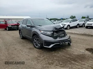 2021 Honda CR-V EX with VIN 2HKRW2H5XMH618453, listed as a Copart auction lot 58403875 with 99,999 mi miles and Salvage title. Bid and sale history available at DreamBid. Image 14.