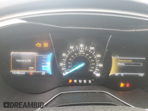 2017 Ford Fusion SE with VIN 3FA6P0HD9HR372127, listed as a Copart auction lot 47833945 with 137,469 mi miles and Salvage Title. Bid and sale history available at carsss.com. Image 9.