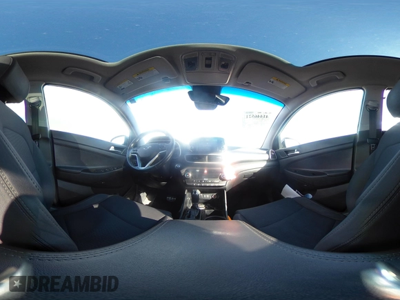2019 Hyundai Tucson Ultimate with VIN KM8J3CAL2KU949093, listed as a IAAI auction lot 41446521 with 58,446 mi miles. Bid and sale history available at carsss.com. Image 17.