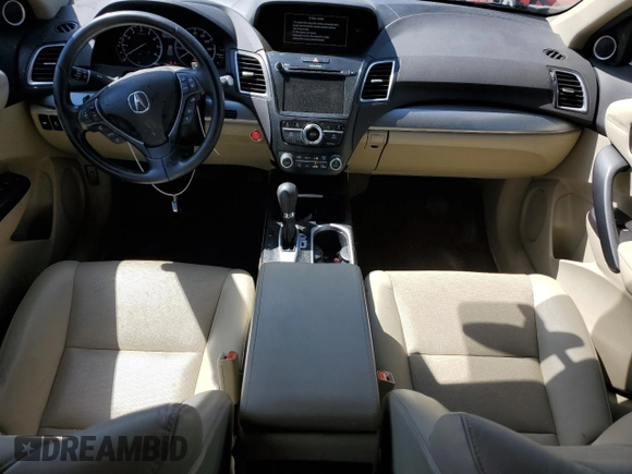 2017 Acura RDX Technology with VIN 5J8TB3H56HL000508, listed as a Copart auction lot 51961065 with 67,442 mi miles and Salvage Title. Bid and sale history available at DreamBid. Image 8.
