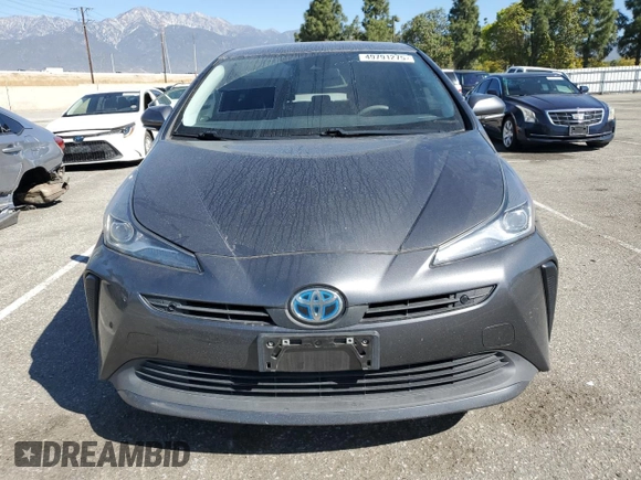2022 Toyota Prius L Eco with VIN JTDKAMFU5N3165944, listed as a Copart auction lot 49791275 with 80,385 mi miles and Salvage Title. Bid and sale history available at DreamBid. Image 5.