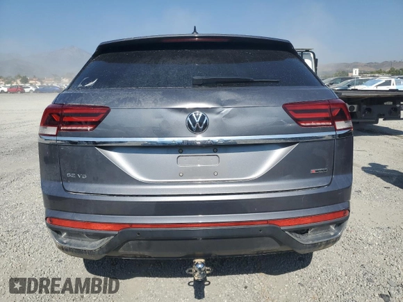 2022 Volkswagen Atlas SE with VIN 1V2HE2CA5NC212448, listed as a Copart auction lot 60375345 with 84,919 mi miles and Salvage title. Bid and sale history available at DreamBid. Image 6.