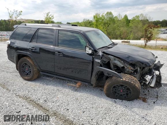 2023 Toyota 4Runner SR5 with VIN JTEEU5JR6P5280360, listed as a Copart auction lot 52409145 with 40,435 mi miles and Salvage title. Bid and sale history available at DreamBid. Image 4.