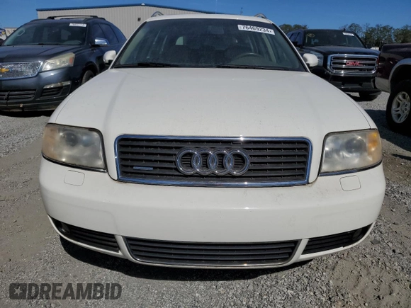 2004 Audi A6 with VIN WAUVT64B84N085221, listed as a Copart auction lot 76469234 with 19,723 mi miles and Non Repairable. Bid and sale history available at carsss.com. Image 5.
