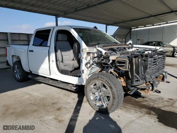 2018 Chevrolet Silverado 1500 Custom with VIN 3GCUKPEC5JG610707, listed as a Copart auction lot 82907764 with 53,917 mi miles and Salvage Title. Bid and sale history available at carsss.com. Image 4.