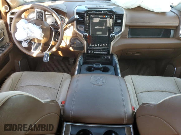 2022 Ram 3500 Laramie with VIN 3C63R3ML9NG400318, listed as a Copart auction lot 73986074 with 40,552 mi miles and Salvage Title. Bid and sale history available at carsss.com. Image 8.