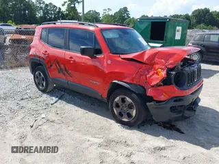 2017 Jeep Renegade Sport with VIN ZACCJAABXHPF61957, listed as a IAAI auction lot 42775922 with 124,571 mi miles and . Bid and sale history available at DreamBid. Image 1.
