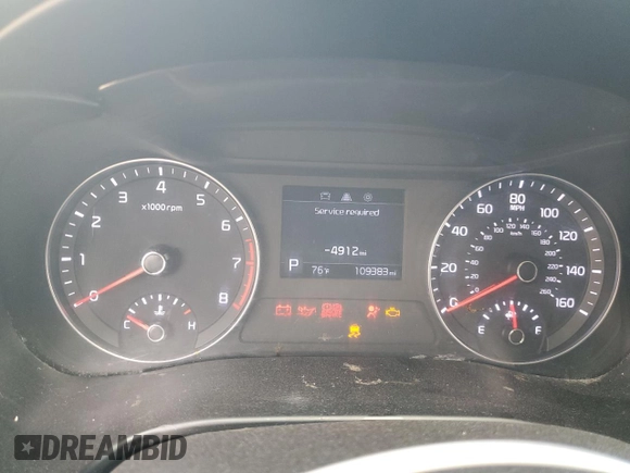 2019 Kia Forte LXS с VIN 3KPF24AD4KE108533, выставлен на аукционе Copart как лот 56362085 с пробегом 109 383 миль миль и Чистый • Clean title. История ставок и продаж доступна на DreamBid. Изображение 9.