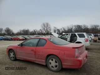2004 Chevrolet Monte Carlo SS with VIN 2G1WX12K449193350, listed as a Copart auction lot 44987355 with 141,715 mi miles and Salvage Title. Bid and sale history available at carsss.com. Image 2.