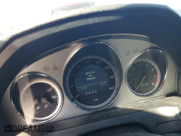 2009 Mercedes-Benz C 300 Sport with VIN WDDGF81X79R050707, listed as a Copart auction lot 57755795 with 90,058 mi miles and Salvage title. Bid and sale history available at DreamBid. Image 9.