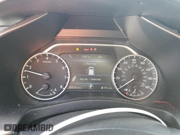 2019 Nissan Murano Platinum z VIN 5N1AZ2MS6KN103426, wystawiony jako Copart lot #47499375 z przebiegiem 98 929 mil mil oraz Szkoda całkowita • Salvage title. Historia ofert i sprzedaży dostępna na DreamBid. Obrazek 9.