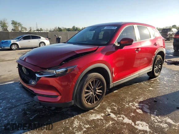 2021 Mazda CX-5 Touring with VIN JM3KFACM7M0393536, listed as a Copart auction lot 48488375 with 76,915 mi miles and Non Repairable. Bid and sale history available at DreamBid. Image 1.