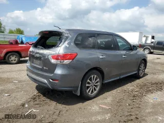 2015 Nissan Pathfinder SL with VIN 5N1AR2MN2FC606740, listed as a Copart auction lot 53947285 with 139,230 mi miles and Clean Title. Bid and sale history available at carsss.com. Image 3.