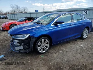 2016 Chrysler 200 Limited with VIN 1C3CCCAB8GN146587, listed as a Copart auction lot 50133145 with 56,763 mi miles and Salvage Title. Bid and sale history available at carsss.com. Image 1.