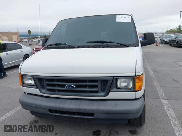 2006 Ford Econoline Cargo with VIN 1FTRE14W16HA85762, listed as a IAAI auction lot 42075835 with 88,491 mi miles. Bid and sale history available at carsss.com. Image 11.