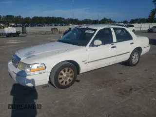 2005 Mercury Grand Marquis LS Premium with VIN 2MEFM75WX5X607647, listed as a Copart auction lot 73566194 with 206,152 mi miles and Salvage Title. Bid and sale history available at carsss.com. Image 1.