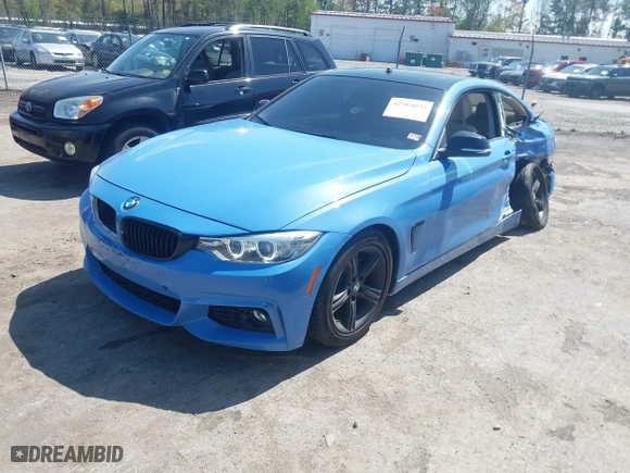 2015 BMW 4 Series 428i with VIN WBA3N7C53FK224596, listed as a IAAI auction lot 41984035 with 85,268 mi miles. Bid and sale history available at carsss.com. Image 18.
