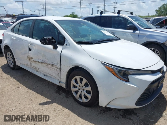 2024 Toyota Corolla LE z VIN 5YFB4MDE1RP166217, wystawiony jako IAAI lot #42537134 z przebiegiem 33 269 mil mil oraz . Historia ofert i sprzedaży dostępna na DreamBid. Obrazek 1.