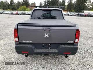 2021 Honda Ridgeline RTL-E with VIN 5FPYK3F71MB016967, listed as a Copart auction lot 53371544 with 34,382 mi miles and Salvage title. Bid and sale history available at DreamBid. Image 6.