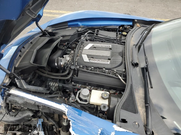 2016 Chevrolet Corvette Z06 3LZ with VIN 1G1YT2D60G5610605, listed as a Copart auction lot 83361134 with 23,939 mi miles and Salvage Title. Bid and sale history available at carsss.com. Image 11.