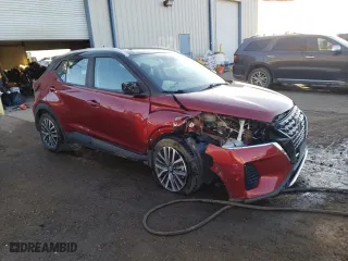 2021 Nissan Kicks SV with VIN 3N1CP5CV2ML517616, listed as a Copart auction lot 47126555 with 73,800 mi miles and Salvage Title. Bid and sale history available at carsss.com. Image 4.