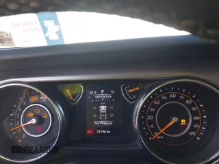 2020 Jeep Wrangler Unlimited Sport S with VIN 1C4HJXDN6LW161341, listed as a IAAI auction lot 41217843 with 74,196 mi miles and . Bid and sale history available at DreamBid. Image 7.