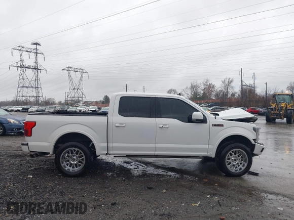 2019 Ford F-150 XL with VIN 1FTEW1E58KFC00154, listed as a IAAI auction lot 41051975 with 57,746 mi miles and . Bid and sale history available at DreamBid. Image 13.