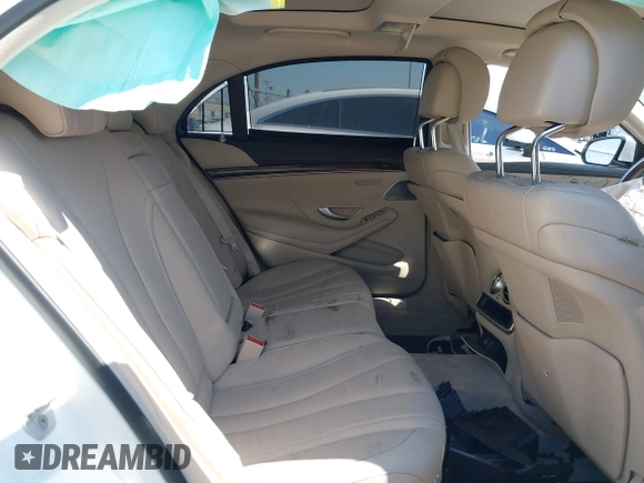 2017 Mercedes-Benz S 550 with VIN WDDUG8CB7HA298731, listed as a IAAI auction lot 41627247 with Not Provided miles and . Bid and sale history available at carsss.com. Image 8.