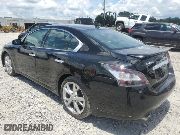 2012 Nissan Maxima SV with VIN 1N4AA5AP4CC841371, listed as a Copart auction lot 60878515 with 74,214 mi miles and Salvage title. Bid and sale history available at DreamBid. Image 2.