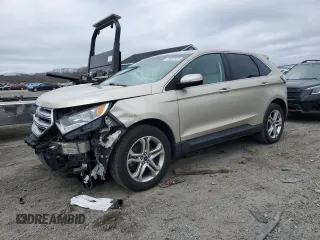 2017 Ford Edge Titanium z VIN 2FMPK4K92HBC34285, wystawiony jako Copart lot #49882895 z przebiegiem 101 393 mil mil oraz Szkody całkowita. Historia ofert i sprzedaży dostępna na DreamBid. Obrazek 1.