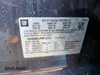 2017 GMC Yukon SLT with VIN 1GKS2BKC3HR122370, listed as a Copart auction lot 46254615 with 179,787 mi miles and Salvage Title. Bid and sale history available at carsss.com. Image 14.