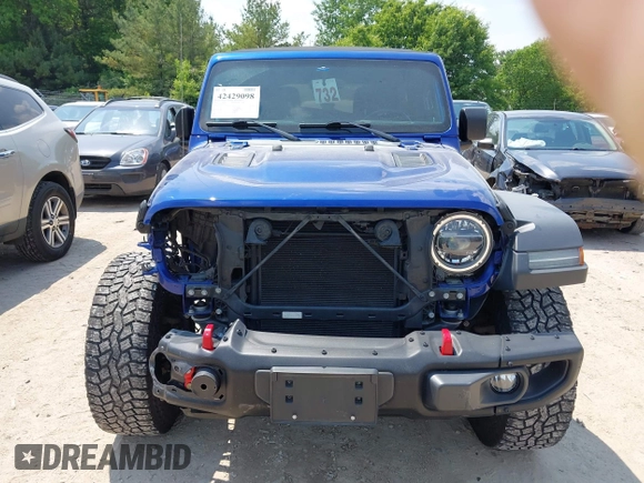 2018 Jeep Wrangler Unlimited Rubicon with VIN 1C4HJXFG8JW184793, listed as a IAAI auction lot 42429098 with 86,580 mi miles and . Bid and sale history available at DreamBid. Image 12.