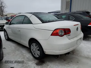2007 Volkswagen Eos 2.0T with VIN WVWBA71F37V045223, listed as a Copart auction lot 47070825 with 160,406 mi miles and Salvage Title. Bid and sale history available at DreamBid. Image 2.