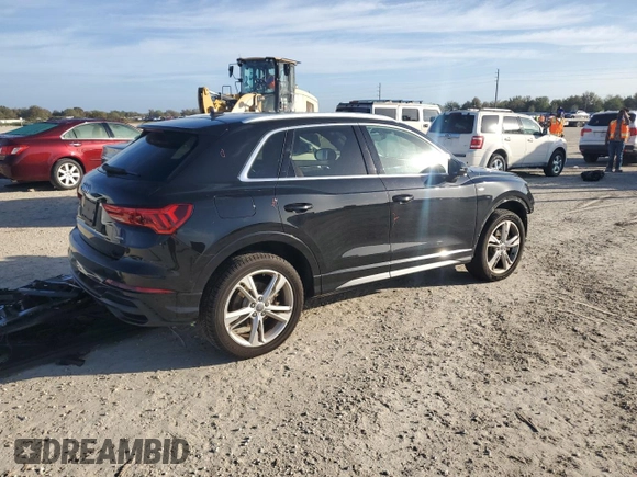 2020 Audi Q3 S line Prestige with VIN WA1FECF39L1033702, listed as a Copart auction lot 79176494 with 63,220 mi miles and Non Repairable. Bid and sale history available at carsss.com. Image 3.