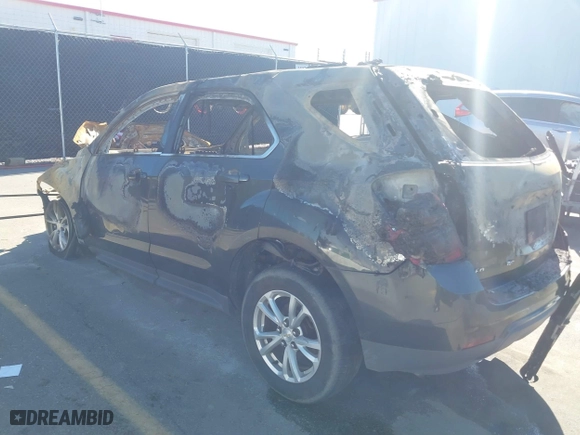 2017 Chevrolet Equinox LT with VIN 2GNFLFEK1H6318640, listed as a IAAI auction lot 41766981 with 112,563 mi miles. Bid and sale history available at carsss.com. Image 3.