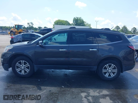 2015 Chevrolet Traverse LT with VIN 1GNKVHKD1FJ352801, listed as a IAAI auction lot 42603454 with 110,991 mi miles and . Bid and sale history available at DreamBid. Image 14.