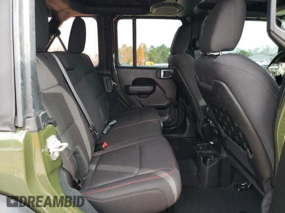 2022 Jeep Wrangler Unlimited Rubicon with VIN 1C4HJXFN1NW176037, listed as a Copart auction lot 44835045 with 36,043 mi miles and Salvage title. Bid and sale history available at DreamBid. Image 11.