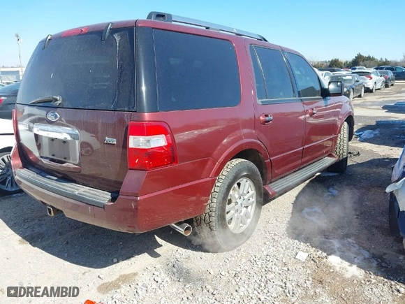 2012 Ford Expedition Limited with VIN 1FMJU1K54CEF57889, listed as a IAAI auction lot 41614817 with 186,376 mi miles. Bid and sale history available at carsss.com. Image 4.