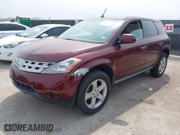 2005 Nissan Murano SL z VIN JN8AZ08W25W422525, wystawiony jako IAAI lot #41922432 z przebiegiem 88 060 mil mil oraz . Historia ofert i sprzedaży dostępna na DreamBid. Obrazek 2.