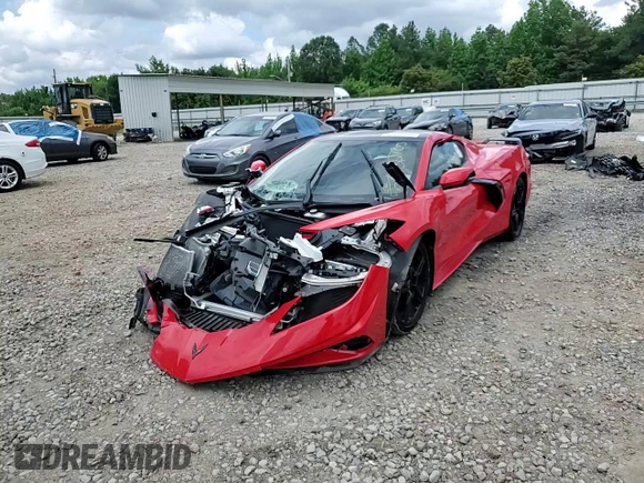 2022 Chevrolet Corvette 1LT with VIN 1G1YA2D43N5111511, listed as a Copart auction lot 57722565 with Not provided miles and Salvage title. Bid and sale history available at DreamBid. Image 13.