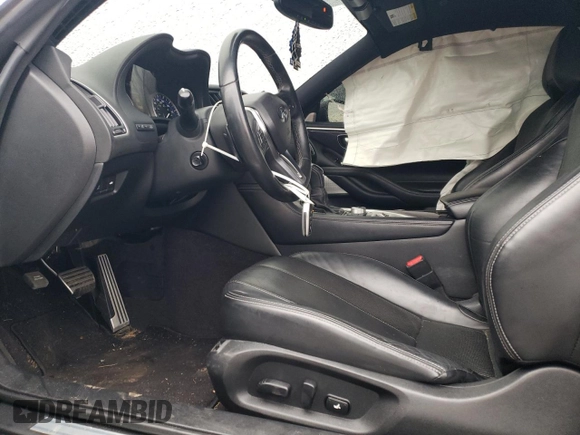 2018 Infiniti Q60 Red Sport 400 with VIN JN1FV7EL2JM630560, listed as a Copart auction lot 45980175 with 48,943 mi miles and Salvage title. Bid and sale history available at DreamBid. Image 7.