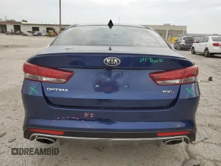 2016 Kia Optima SXL Turbo with VIN 5XXGV4L27GG118110, listed as a Copart auction lot 60284355 with 91,913 mi miles and Salvage title. Bid and sale history available at DreamBid. Image 6.