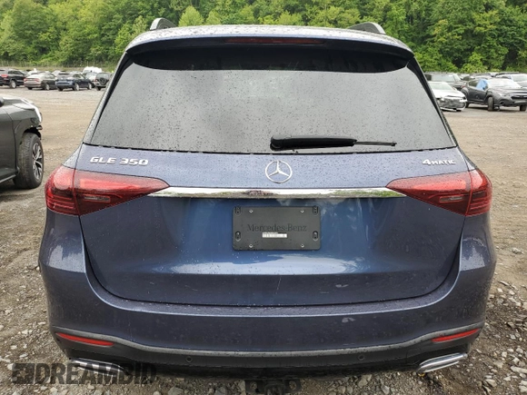 2024 Mercedes-Benz GLE 350 with VIN 4JGFB4FB4RB096975, listed as a Copart auction lot 58155465 with 28,359 mi miles and Salvage title. Bid and sale history available at DreamBid. Image 6.