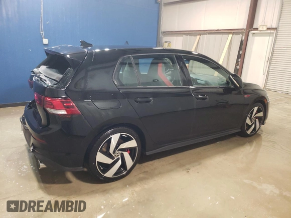 2024 Volkswagen Golf GTI S with VIN WVWGA7CD5RW214348, listed as a Copart auction lot 85878484 with 7,980 mi miles and Clean Title. Bid and sale history available at carsss.com. Image 3.