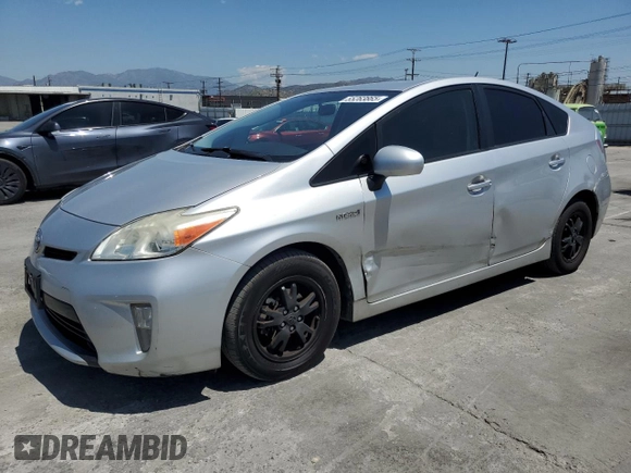 2014 Toyota Prius Four with VIN JTDKN3DU1E0367280, listed as a Copart auction lot 55263865 with 263,596 mi miles and Salvage Title. Bid and sale history available at carsss.com. Image 1.
